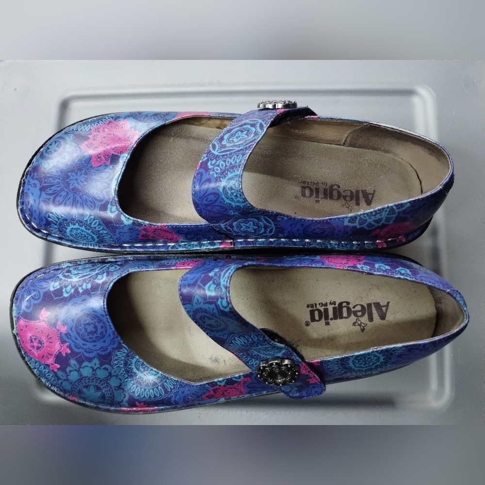 Alegria Paloma PRO Kaleidoscope Mary Jane Clogs Size 41EU/8.5US
